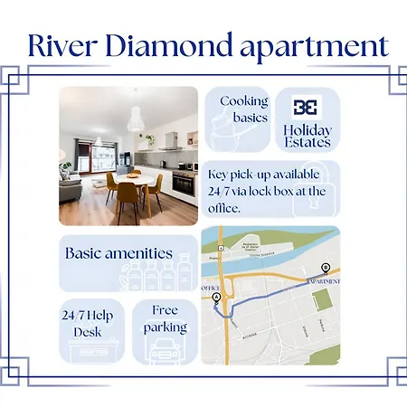 Apartamento River Diamond Residence Apartment In Karlin With Garage And Balcony *